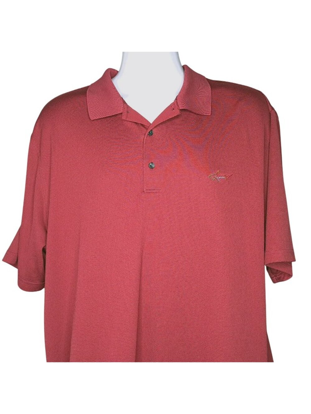Greg Norman Mens Polo Shirt XXL Play Dry Performance Moisture-Wicking Maroon